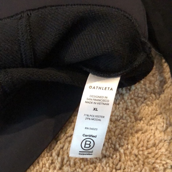 Athleta Cropped Sweatshirt, XL - Picture 11 of 12